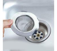 1 unid cuarto de baño fregadero de la cocina drenaje colador de acero inoxidable agujero de rejilla piso alcantarillado cubierta de drenaje anti-incrustación filtro filtro fregadero eliminación tope