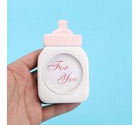 1 unid encantador marco de fotos en forma de biberón rosa azul para Baby Shower suministros de cumpleaños para niños dulces, rosa