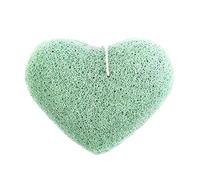 1 unid esponja de limpieza en forma de corazón exfoliador natural konjac esponja facial para el cuidado tipo de piel lavado cara Puff esponja facial