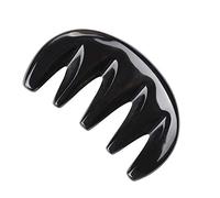 1 unid Gua Sha Tratamiento Raspado Herramienta de Masaje Ultra Suave Cuerno Peine Diente Ancho Peines Cabello Peines Estilo Salud Cuidado