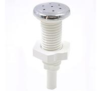 1 UNID HOLBE DE JET BOQUILLA DE TORNILLO RECTO DE TORNILLO RECTO, BOQUILLA DE BURBUJA DE AIRE SPA con chapado en cromado, abdominales Rostro