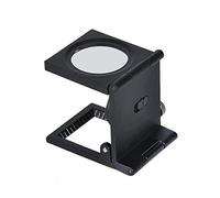 1 unid LED Fold Stand Tela Tela Lupa Cuadrada Magnifing 10X Lens Watch Jeweler Tool Price