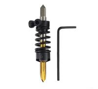 1 unid M6 Tapping chaflán recto flauta tornillo grifo con función de chaflán integrada para torno, hecho de acero de alta velocidad (D)