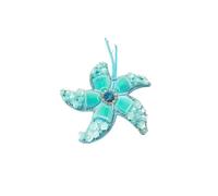 1 unid mariposa applique parche colgante cuerda llavero cristal estrella de mar lentejuelas moldeado hecho a mano ropa coser en Parches bolsa colgante