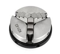 1 UNID METAL 3 JAW LATHE CHUCK 2.5 "63mm Mini Chuck con 2pcs Bloqueo de bloqueo for M14 Máquina de trabajo Máquina Accesorios Herramientas