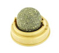 1 unid natural cataria juguete para gatos hoja de menta gato gato gato tratar bolas comestibles limpieza dientes rotativo rompecabezas balleIntelligent