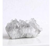 1 UNID Natural Cuarzo Crudo Racimo Claro Cristales Crudos Piedras Punto de Cristal Espécimen Decoración for el hogar Obelisco Cuarzo Minerales Regalo, Cuarzo Racimo, 260-350g estatua ( Color : Quartz