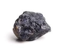 1 UNID NATURAL IOLITE CRISTAL CRISTAL PIEDRAS URICANTES MINERALES MINEROS DE MINEROS CORDERITE CRUDA Piedra preciosa azul oscuro Rockstone curativo Coloración decoración-15-30g_Iolita