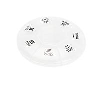 1 unid nuevo 7 días estilo semanal titular de la píldora de la noche de la mañana organizador de almacenamiento estuche de plástico caja de píldora de viaje portátil, 01