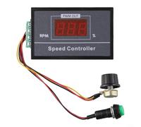 1 unid Pantalla Digital Regulador de Velocidad del Motor DC Ajustable Para PWM 30A Regulador para Entrada de Voltaje 6 60V