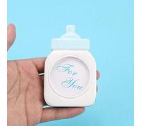 1 unid precioso marco de fotos en forma de biberón rosa azul para Baby Shower suministros de cumpleaños para niños dulces, azul