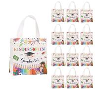 1 unid temporada de graduación bolsas de asas no tejidas estudiante niños regalo paquete tela impermeable almacenamiento bolsas reutilizables