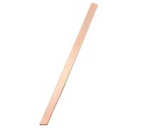 1 unid tira de cobre T2 Cu metal barra de cobre placa con alta pureza 2mm espesor 10x250mm para DIY piezas CNC