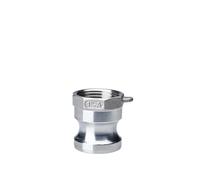 1 unidad, 1/2 ", 3/4", 1 ", 304, aspersor de jardín de acero inoxidable, adaptador de ajuste Camlock, lengüeta Camlock, desconexión rápida for accesorios de bombas de manguera(A,1/2")