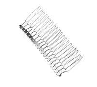 1 unidad/10 peines para el pelo para mujer, accesorios de metal y plástico, peine lateral para el pelo de novia, peine de velo de boda, agarre de horquilla, peine duradero