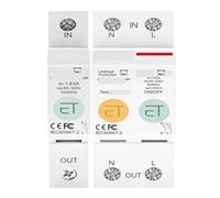 1 unidad 1P 2P medidor de consumo de energía kWh, disyuntor, relé de tiempo, interruptor, protección contra fugas de voltaje.(W-IFI 1P)