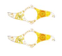 1 unidad/2 soportes para páginas de libro de pulgar, flores secas, marcapáginas de resina, anillo para dedos, soporte para abrelibros, accesorios de lectura para amantes de los libros, lectores