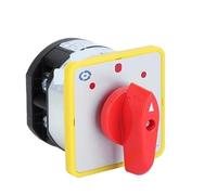 1 unidad 25 A 40 A Conmutador Serie LW5 de dos o tres posiciones Power Motor Control Rotary Cam Selector Plata Contactar (40 A, 1P 4 Terminales, 2P OFF-ON)
