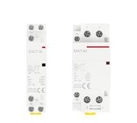 1 unidad 2P CA 110 V 220 V 50/60 Hz 16 A 20 A 25 A 32 A 50 A 40 A 63 A Controlador de interruptor de contactor modular for uso doméstico con riel DIN(EACT-2P-25A,1NO1NC,110v)