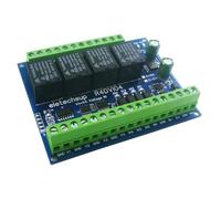 1 unidad 4 Ch DC 12V/24V 4AI-4DI-4DO 4-20MA 0-5V 0-10V Analógico Digital Mixed IO Modulo Modbus RTU RS485 Relé placa de corriente ADC (DC 24 V, 0-10 V Only Board)
