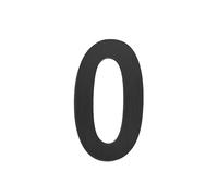 1 Unidad, 5-9 Cm, Número De Casa, Pegatina Acero Inoxidable for Exteriores, Señales Digitales, Placa Dirección, Habitación Hotel(0-Black,5 cm)