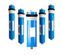 1 unidad 50 75 100 125 400GPD cocina casera ósmosis inversa membrana RO reemplazo de agua filtro purificador tratamiento de agua potable Con alta tasa de purificación(1812 75GPD)