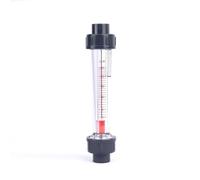 1 unidad 6-60L/H 10-100L/H 25-250L/H 100-1000LH medidor de flujo de plástico medidor de flujo de agua líquida rotámetro(DN15(60-600))