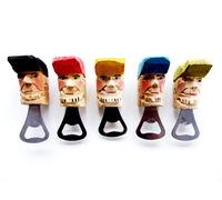 1 Unidad Abridores de Madera Abrebotellas Tallado a Mano Mann Opa Papa Con Gorra