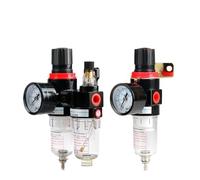1 unidad AFC2000 G1/4" Compresor de aire, filtro separador de aceite y agua, válvula reductora de presión, procesador de aire AC/AFR/AR/AL/AF2000(Pressure gauge)