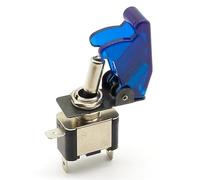 1 unidad azul 12 V 20 A cubierta de barco de camión de carreras for interruptor basculante con botón pulsador LED + cubierta antipolvo