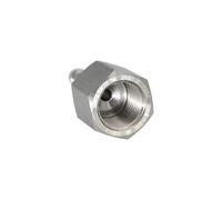 1 unidad BSP hembra recta espiga for manguera conexión de tubería de unión 304 conector de acero inoxidable accesorios de cola(6mm)