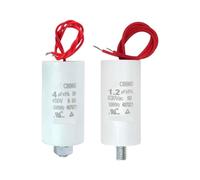 1 unidad CBB60 1UF ~ 2,2 UF 630 V 450 VAC para motor de ventilador, condensador de arranque con tornillos (1,2 UF 630 V)