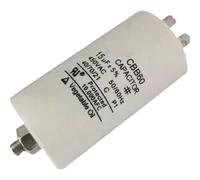 1 unidad CBB60 condensador de motor de bomba de aire para lavadora 450 V 450 V AC 20 UF 25 UF 30 UF 35 UF 40 UF 50 UF 60 UF con tornillo 4 insertos en la parte inferior (50uf 450 V)