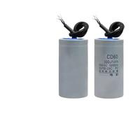 1 unidad CD60 Capacitancia de arranque del motor 75/100/250/300/350/500/600UF 250V Capacitancia de arranque(250V 100UF 80X42MM)