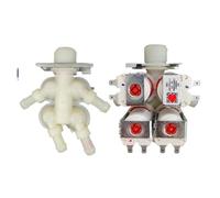 1 unidad compatible con lavadora LG AJU75412402/13, válvula solenoide de una entrada y cuatro entradas de CC 5521ER1002M, 12 V CC.(5220FR2008N)