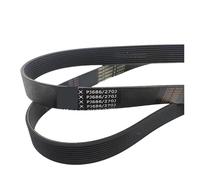 1 unidad, compatible con VEGA, correa transportadora for cinta de correr, correa trapezoidal PJ686 270J, 5/6/7/8/9/10/11/12 nervaduras, correa de motor de goma, correa multiranura.(5ribs)
