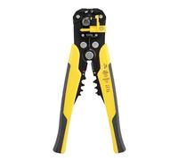 1 Unidad. Cortacables Ajustable, Pelacables Automático, Alicates Multifuncionales For Pelar Y Crimpar, Herramienta Manual For Terminales.(Normal yellow)