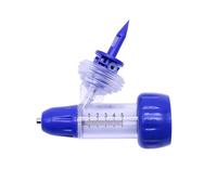 1 unidad de 2/5 ml Veterinario Ajustable Accesorios Pulverizador Inyector de Vacuna Tubo Dosificador Alimentador de Medicamentos Accesorios (5 ml)