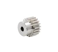 1 unidad de 2 módulos de engranajes rectos 26T/27T con chavetero, engranaje de motor de acero inoxidable 304, engranaje de refuerzo para equipos CNC(26T Machining Bore)