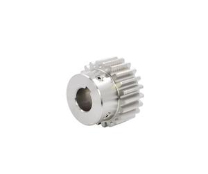 1 unidad de 2 módulos de engranajes rectos 26T/27T con chavetero, engranaje de motor de acero inoxidable 304, engranaje de refuerzo para equipos CNC(26T Bore 20mm+Keyway 6mm)