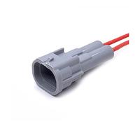 1 unidad de 2 pines Sumitomo Nippon conector inyector combustible impermeable macho hembra arnés cables con Cable 6189-0060 6180-2405(2P Male)