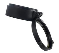 1 Unidad de 30mm-69mm, Cubierta de Lente Transparente for mira de Rifle, Tapa de protección de Resorte rápido abatible hacia Arriba, Tapa de Lente de Objetivo for Caza (Color : 46mm)