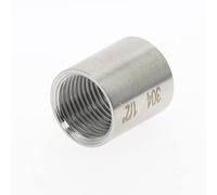 1 unidad de acero inoxidable 304, 1/8 ", 1/4", 1/2 ", 3/8", 3/4 ", 1", 1-1/4 ", 1-1/2", accesorios de tubería roscada BSP hembra, adaptador de conector de Gas y agua, ensambladora ( Size : 1-1/4" )