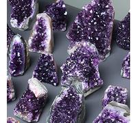 1 unidad de amatista uruguaya Natural, bloque de amatista de cuarzo violeta profundo, piedra Irregular for decoración del hogar Inicio Colecciones (Size : 400-500g)