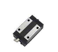 1 unidad de bloque deslizante HGH20CA HGW20CC HGH20 CA HGW20 CA uso combinado HGR20 guía lineal for piezas de bricolaje CNC de carril lineal(Black colour,HGW20cc)