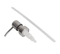 1 Unidad de Bomba de champú líquido de Acero Inoxidable Plateado, Accesorios de baño de Cocina (para 2,5 cm)
