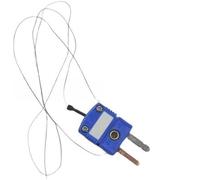 1 unidad de cable de termopar esmaltado tipo T de 1 m con conector ultrafino tipo K for equipos - 2 cables de precisión de 0,08 mm