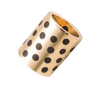 1 unidad de casquillo autolubricante para maquinaria, cojinete de manguito de grafito de latón, diámetro interior 55 mm, diámetro exterior 65 mm.,Negro cobrizo,55x65x105 mm