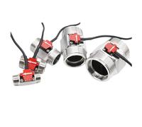 1 unidad de caudalímetro de efecto Hall, sensor en línea for agua y líquidos G1 G3/4 G1/2