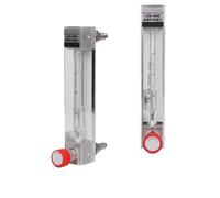 1 unidad de caudalímetro de flotador de vidrio LZB-6WB, microcaudalímetro ajustable con válvula y rotámetro DN6 de área variable for líquidos y gases.(Gas-1.5-15L-min)